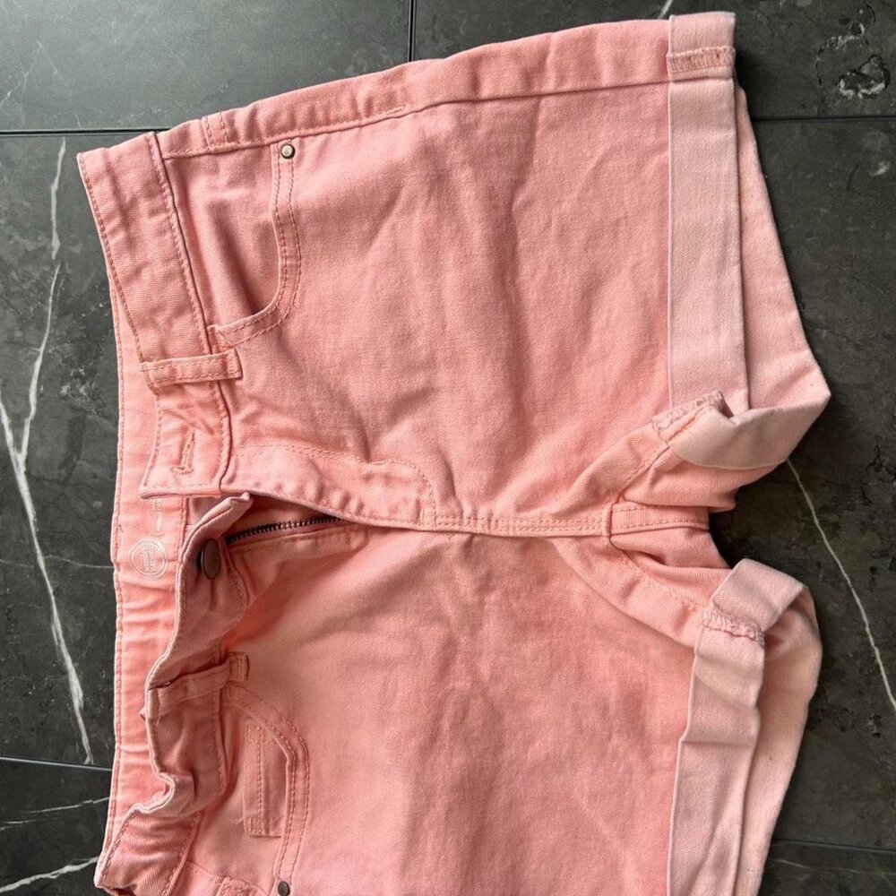 Light Pink Denim “Wonder Nation” Shorts. Worn once! #pinkshorts #wondernation